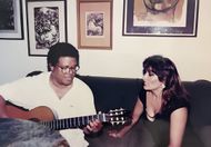 Dulce Cantante posted a picture of singing with Pablo Milanés in 2001 (Image via Instagram/@dulcelacantante)